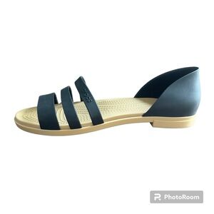 CROCS open toe Tulum flat 10 W